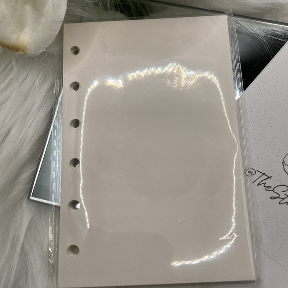 New! PM SIZE AGENDA REFILL PAGES, BLANK Pack of 40-50 sheets, 6 holes - Picture 3 of 3